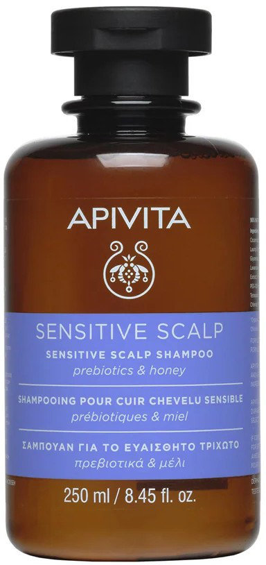 Apivita Sensitive Scalp Prebiotics & Honey Shampoo 250ml