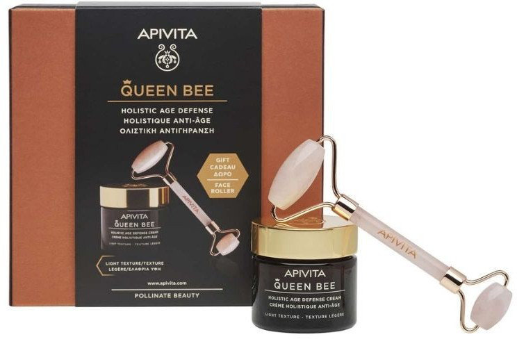 Apivita Queen Bee Holistic Age Defence Set Light Texture