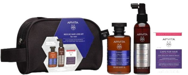 Apivita Rescue Hair Loss Kit For Men