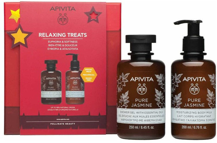 Apivita Relaxing Treats Pure Jasmine Set