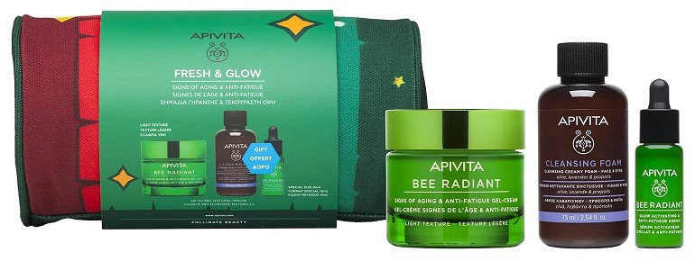 Apivita Bee Radiant Gel-balm Day Light Xmas Set
