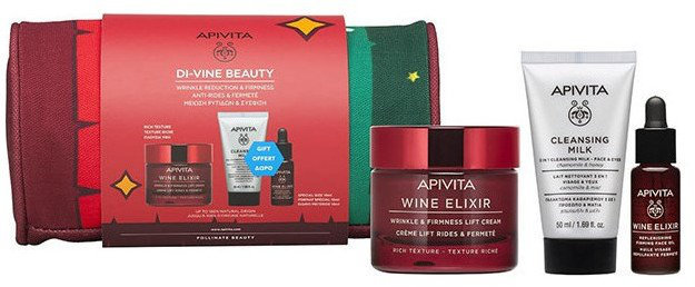 Apivita Wine Elixir Rich Texture Xmas Set