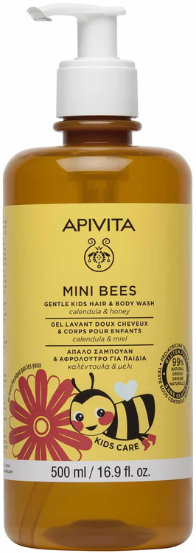 Apivita Mini Bees Gentle Kids Hair Body Wash 500ml