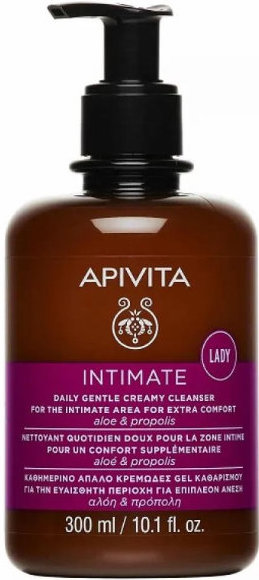 Apivita Intimate Lady Daily Gentle Creamy Cleanser 300ml