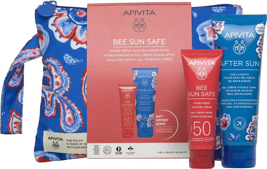 Apivita Bee Sun Safe Σετ Αντηλιακή Κρέμα Προσώπου+After Sun