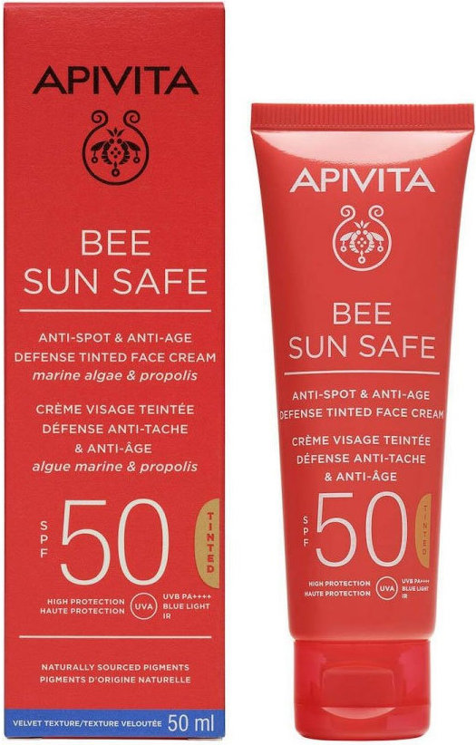 Apivita Bee Sun Safe Anti-Spot & Anti-age Defence Tinted Fac