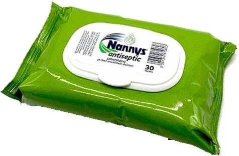 Nannys Antiseptic Wipes 30τμχ