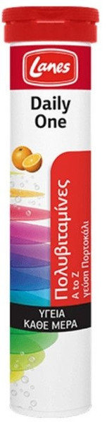 Lanes  Multivitamin Daily One with Orange Flavour 20eff.tabs