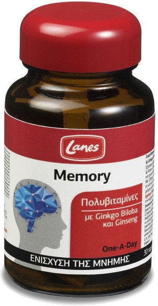 Lanes Multivitamin Memory 30tabs