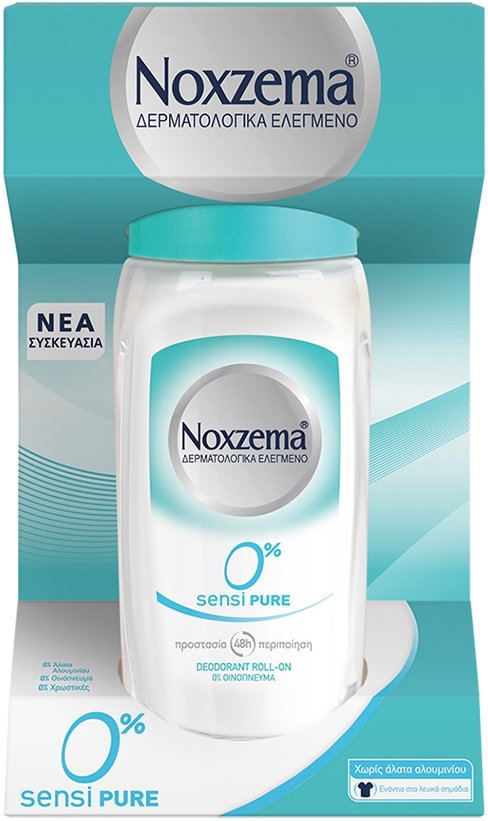 Noxzema Sensipure 0% Deodorant Roll-On 50ml