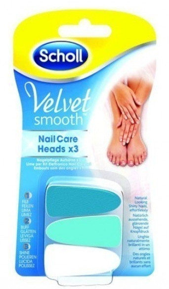 Dr. Scholl's Velvet Smooth Nail Care Heads 3τμχ