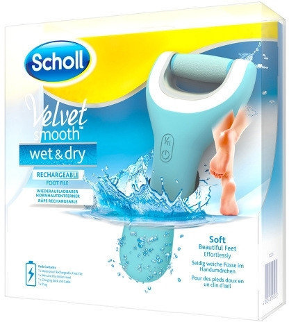 Dr. Scholl's Smooth Wet & Dry Rechargeable Foot File 1τμχ
