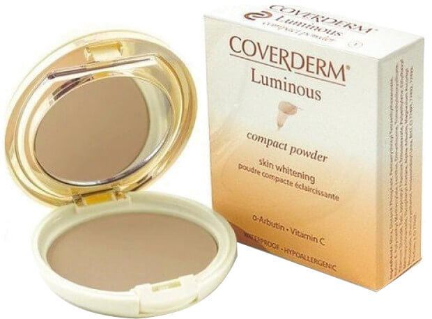 Coverderm Luminous Skin Whitening Compact Powder No02 10gr