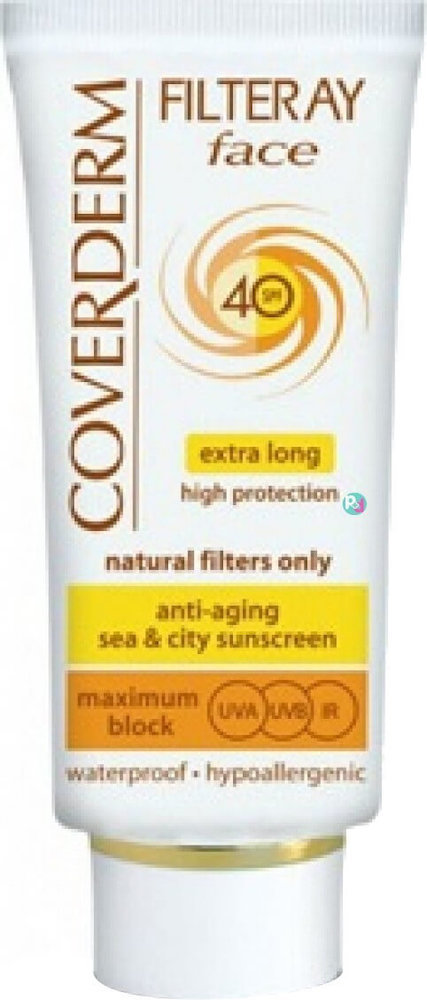 Coverderm Filteray Tinted Face Cream Soft Brown SPF40 50ml