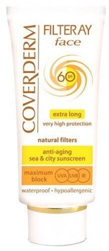 Coverderm Filteray Tinted Soft Brown Face Cream SPF60 50ml