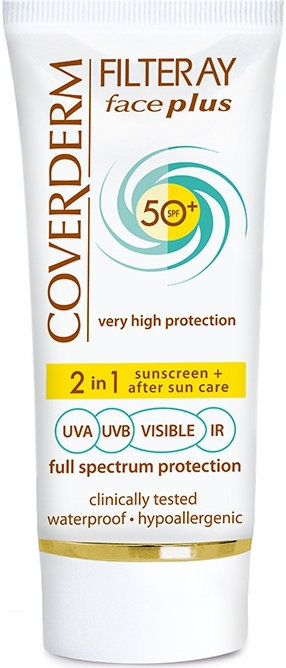 Coverderm Filteray Face Plus 2in1 Sunscreen+After Sun SPF50+