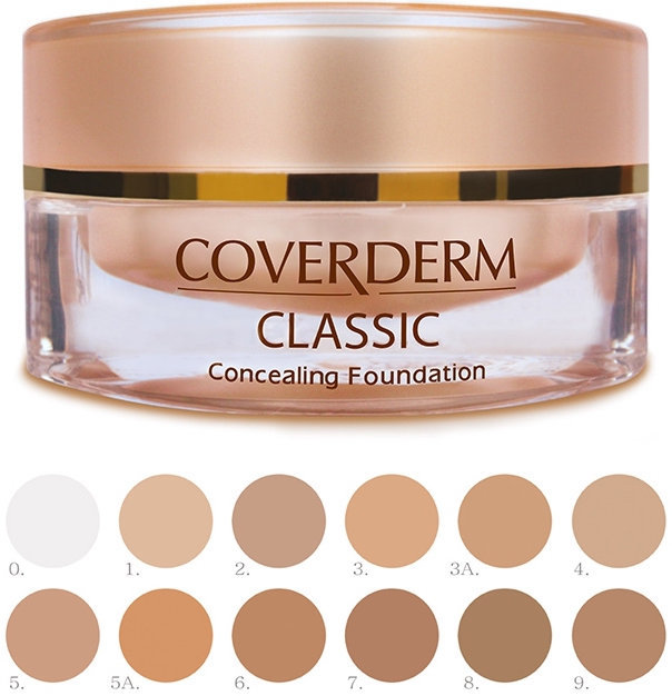 Coverderm Classic Concealing Foundation SPF30 3Α 15ml