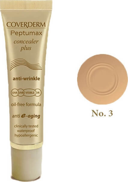 Coverderm Peptumax Concealer Plus Anti-Wrinkle 3 SPF50+ 10ml