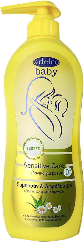Adelco Baby Sensitive Care Σαμπουάν & Αφρόλουτρο 750ml