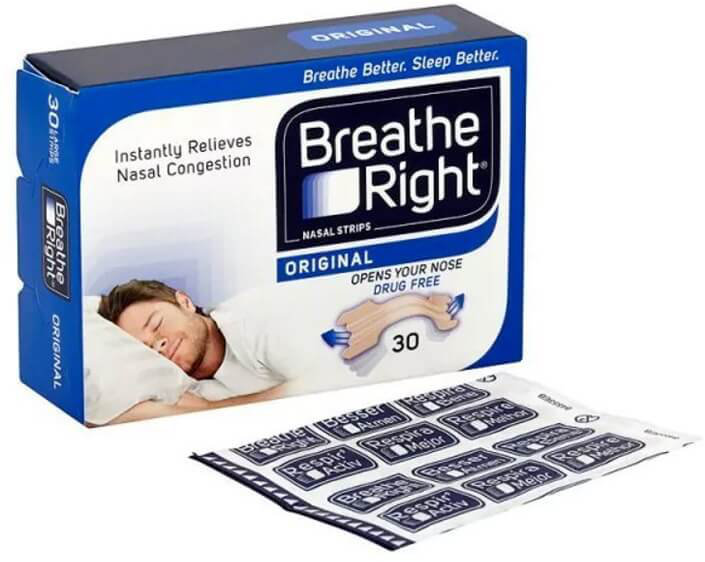 Breath Right Nasal Strips Original Tan Medium 30τμχ