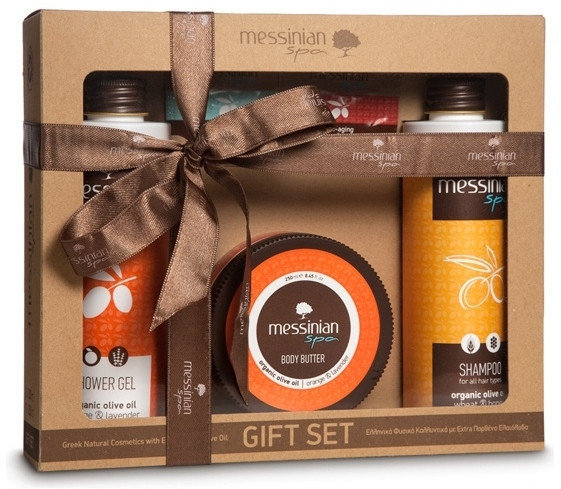 Messinian Spa Gift Care Set Orange