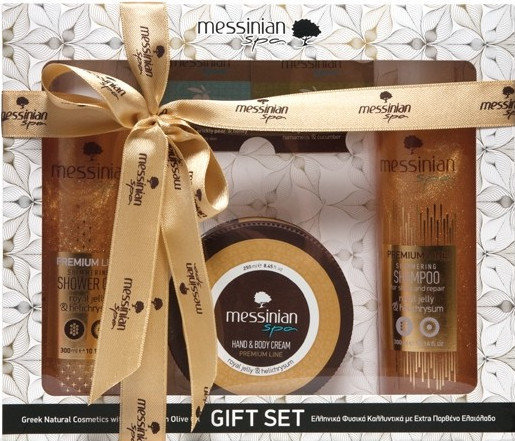 Messinian Spa Premium Gift Set Royal Jelly & Helichrysum