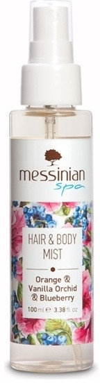 Messinian Spa Hair Body Mist Οrange Vanilla Blueberry 100ml