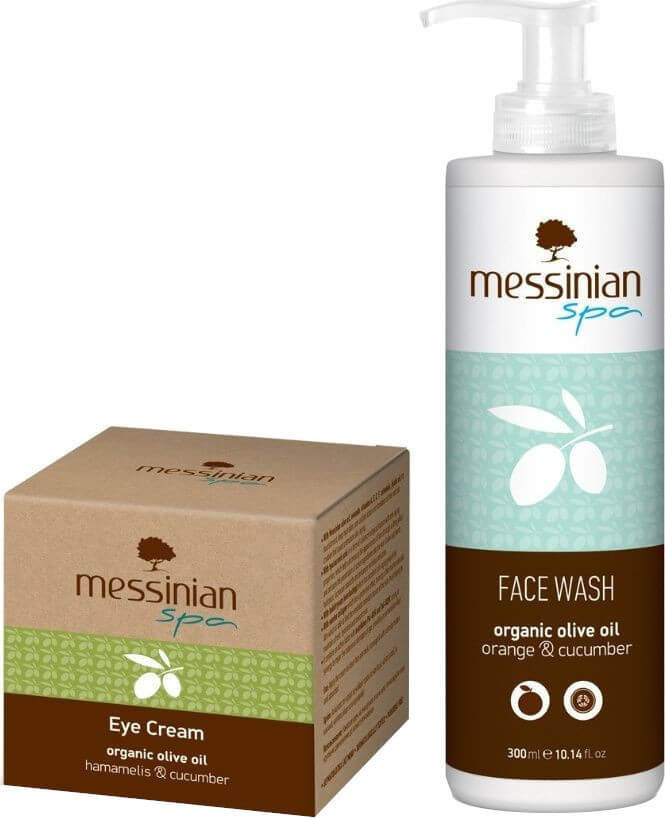 Messinian Spa EyeCream 30ml & FaceWash Orange Cucumber 300ml