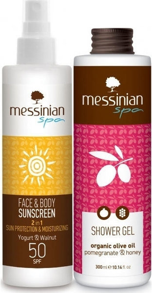 Messinian Spa Face & Body Tanning SPF50 Care Set
