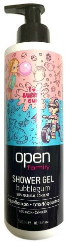 Open Cosmetics Family Shower Gel Bubblegum 300ml