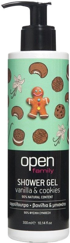Open Cosmetics Shower Gel Vanilla & Cookies 300ml