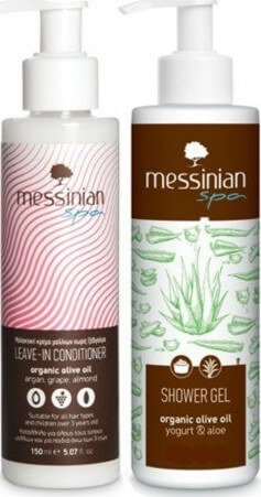 Messinian Spa Leave In Conditioner & Shower Gel Set