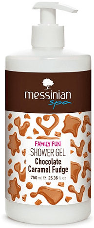 Messinian Spa Family Fun Shower Gel Chocolate Caramel Fudge 