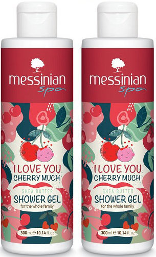 Messinian Spa 1+1 I Love You Cherry Much Shower Gel 2x300ml