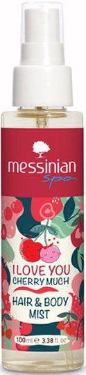 Messinian Spa Hair & Body Mist I Love You Cherry Much 100ml
