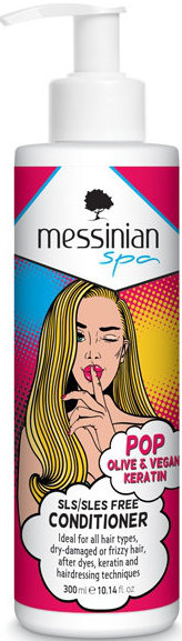 Messinian Spa Conditioner Pop Olive & Vegan Keratin 300ml