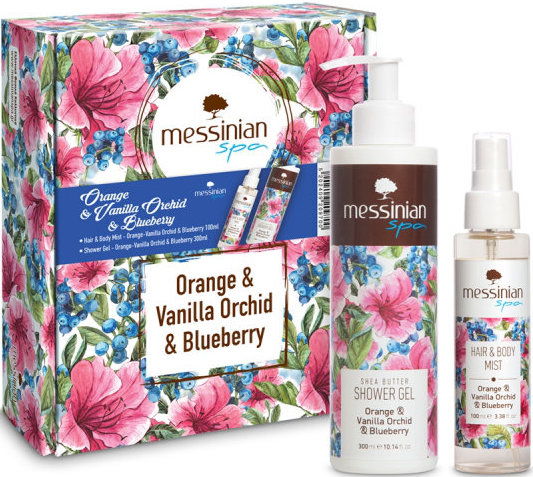 Messinian Spa Orange & Vanilla Orchid & Blueberry Beauty Box