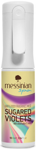 Messinian Spa Sugared Violets Hair & Body Mist 90ml