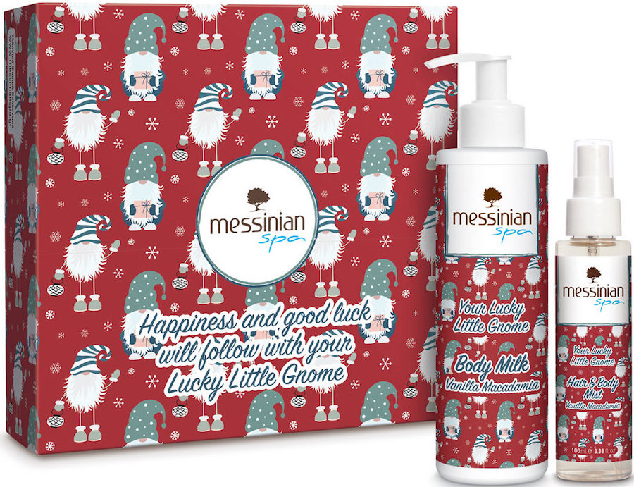 Messinian Spa Set Vanilla Macadamia Lucky Little Gnome