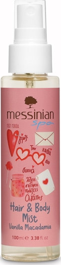 Messinian Spa Hair & Body Mist - Vanilla Macadamia 100ml