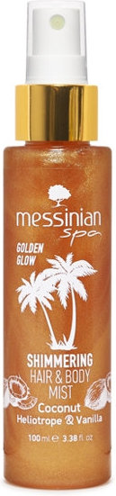 Messinian Spa Golden Glow Shimmering Hair & Body Mist 100ml