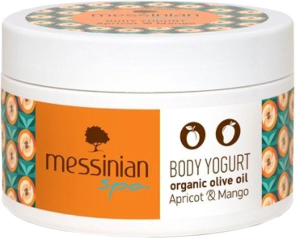 Messinian Spa Organic Olive/Apricot & Mango Body Yogurt 250m