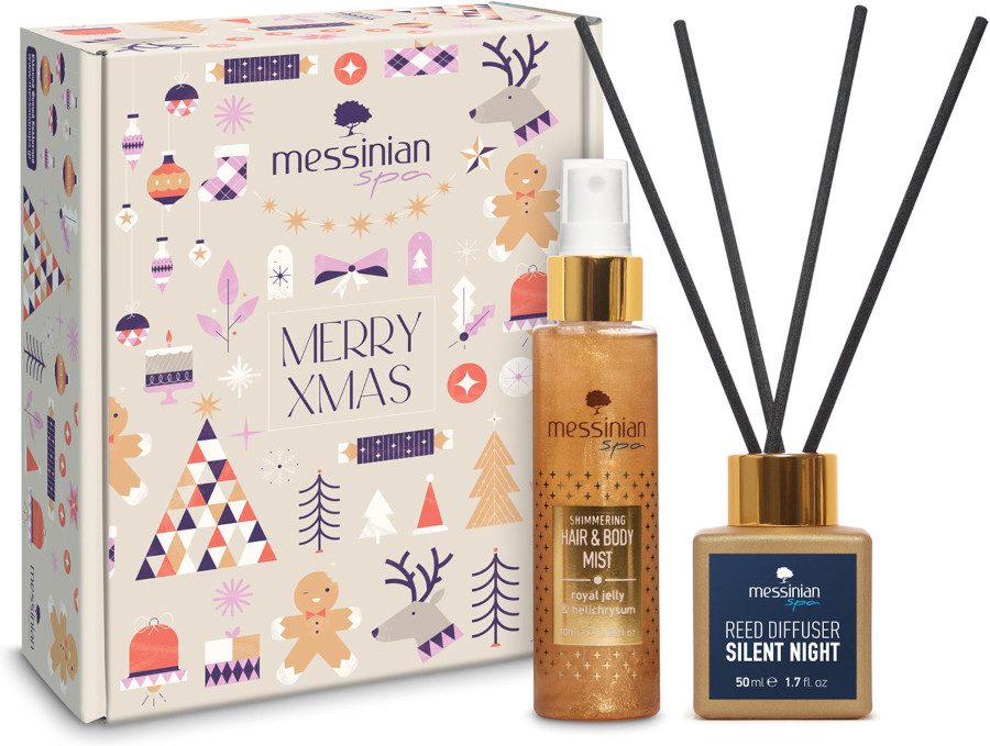 Messinian Spa XmasBox Diffuser Silent Nigh+Mist Royal Jelly
