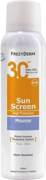 Frezyderm Sun Screen Mousse SPF30 150ml