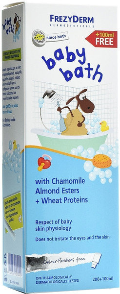 Frezyderm Baby Bath with Chamomile Almond Esters 300ml 