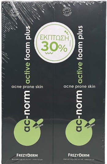 Frezyderm Promo Ac-Norm Active Foam Plus (-30%) 2x150ml