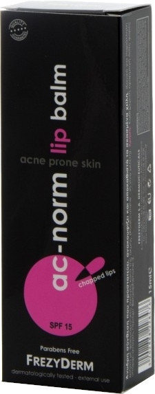 Frezyderm Ac-Norm Lip Balm SPF15 Acne Prone Skin 15ml