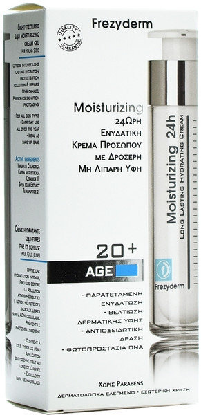 Frezyderm Moisturizing 24h Cream Face 20+ Light Cream 50ml