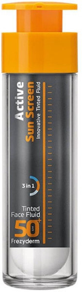 Frezyderm Active Sun Screen Tinted Face Fluid SPF50+ 50ml