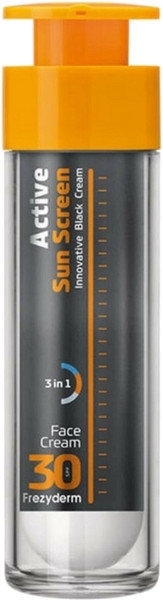 Frezyderm Active Sun Screen Innovative BlackCream SPF30 50ml